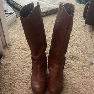 American Eagle Women's Riding Boots Brown Wide Calf sz10
